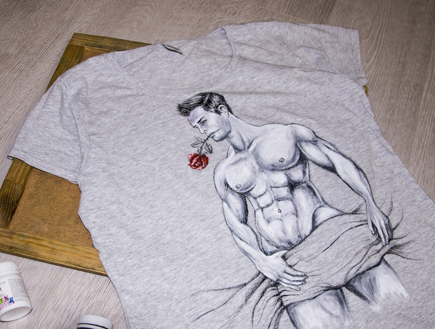 Hand painted t shirt - My, T-shirt, , Cloth, Summer, , Fashion, Painting on fabric, Longpost