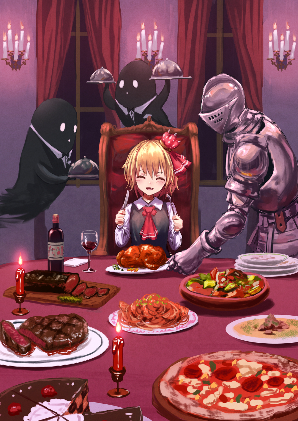 Rumia - Touhou, Anime art, Anime, Not anime, Rumia, Roke