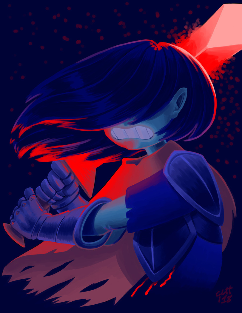 Chris is a man without a soul. - Deltarune, Undertale, Kris, Frisk, Chara, Susie, Ralsei, Art, GIF, Longpost