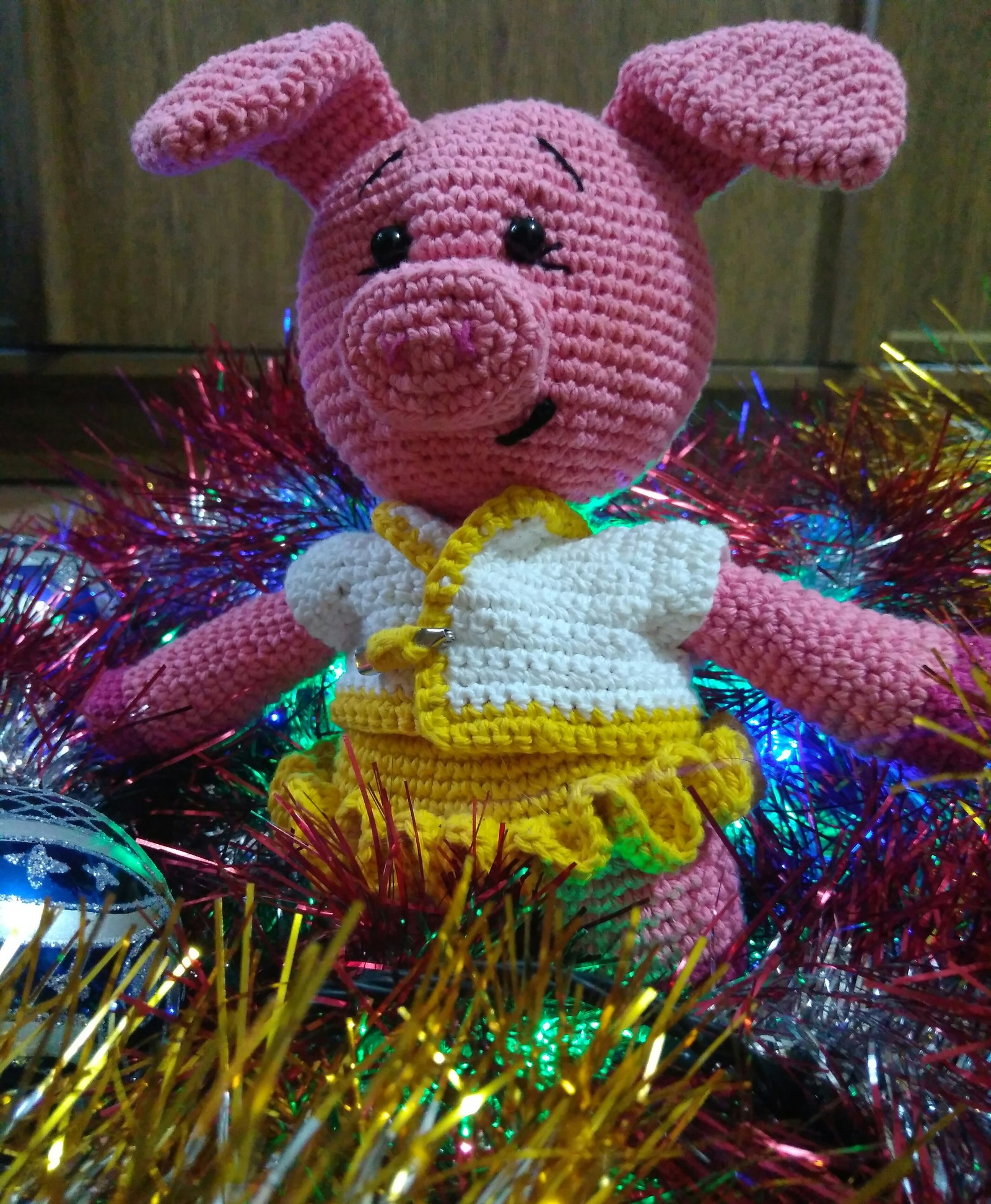 Christmas mood. - My, , Needlework without process, Crochet, Toys, Longpost