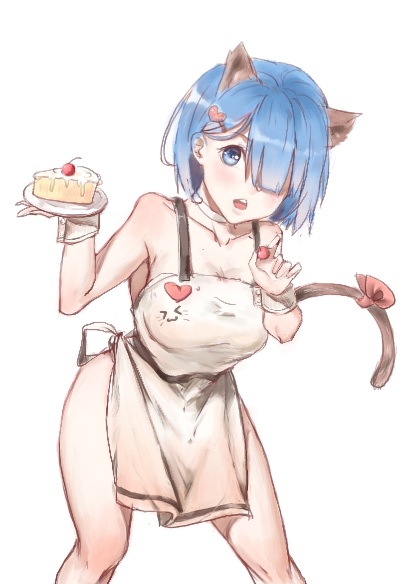 Rem wants to give you a cake - Anime art, Rem, Rem (Re: Zero Kara), Anime, Re: Zero Kara