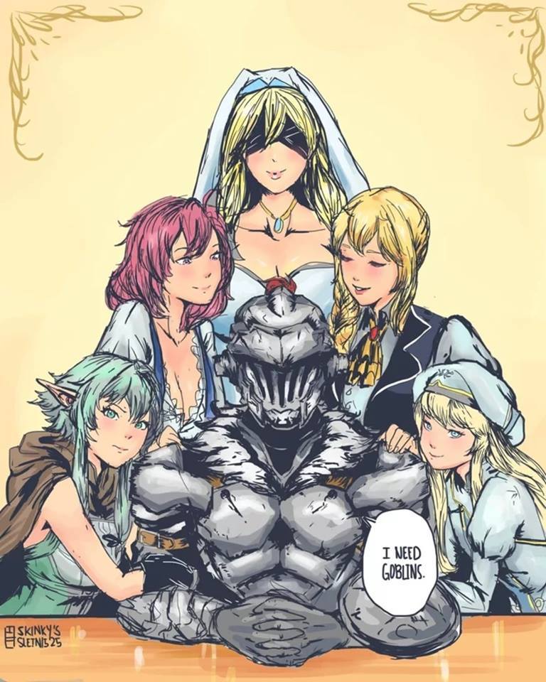 Гоблины милее. - Reddit, Арт, Goblin Slayer