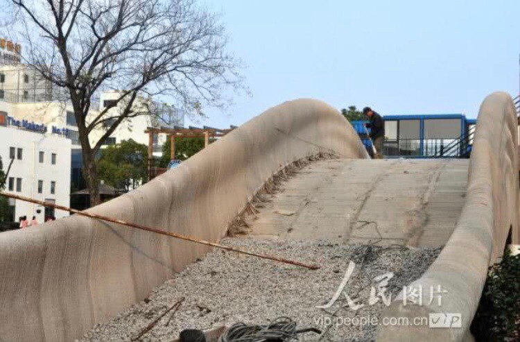 Bridge on a 3D printer - Bridge, China, Architecture, Technologies, Building, 3D printer, Longpost