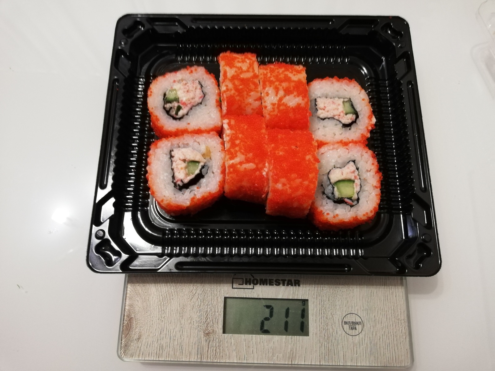 Overview of sushi delivery service Enjoysushi Novokuznetsk - My, Review, Sushi, Rolls, Delivery, Novokuznetsk, Longpost