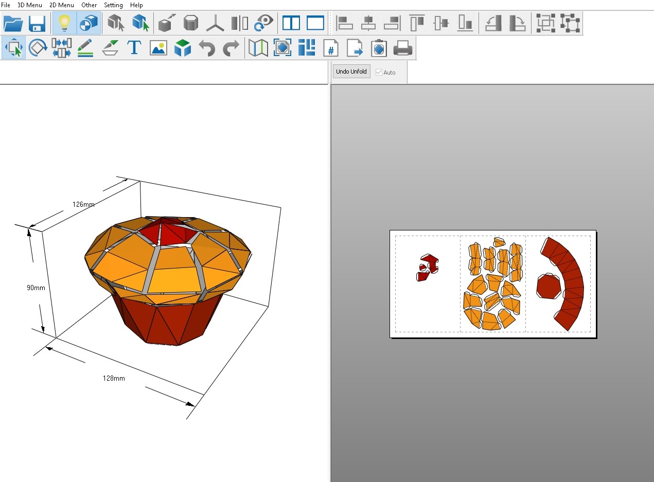 The same cupcake - My, Papercraft, New Year, Peekaboo, Cupcake Peekaboo, Cake, Longpost