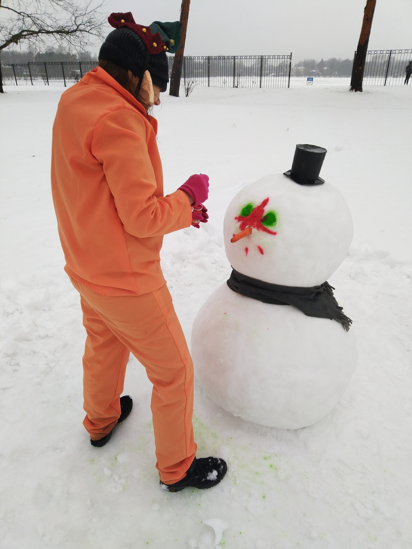 New Year's Cookies: - My, SCP, Cosplay, snowman, , The photo, Saint Petersburg, Longpost