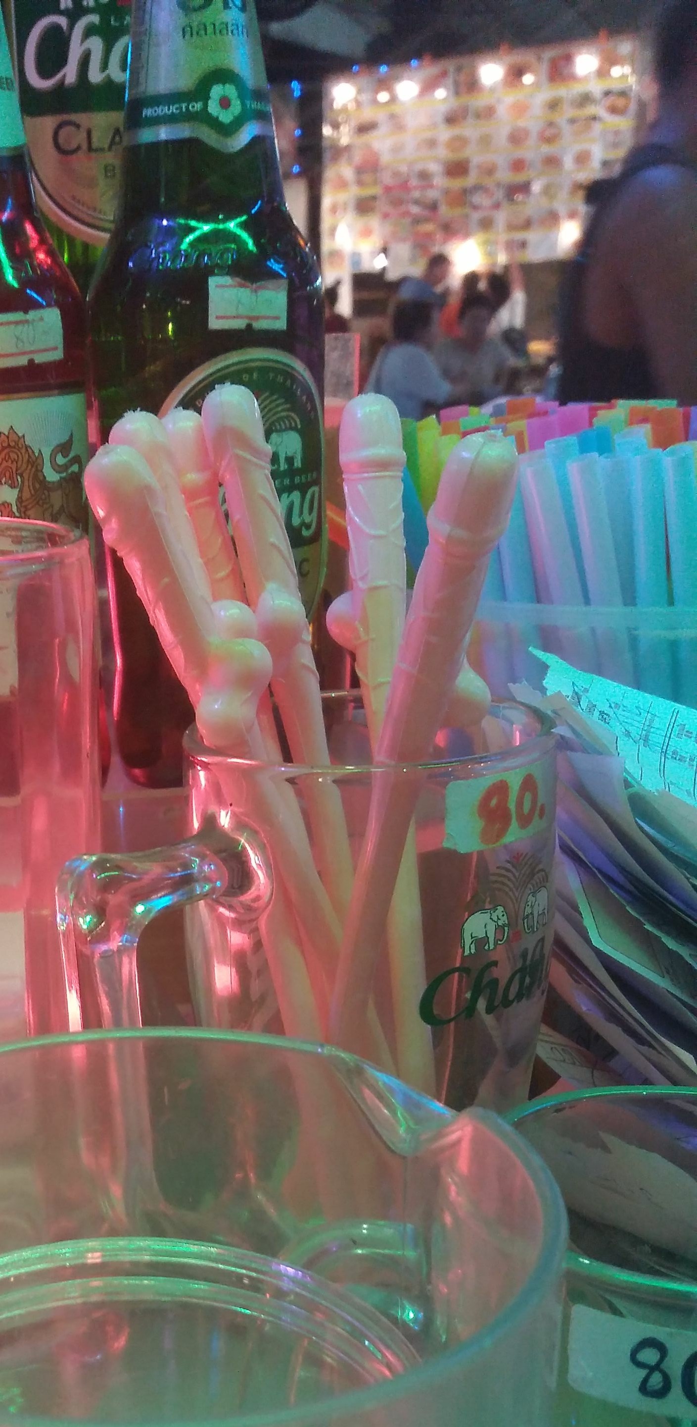 Straws for cocktails in Thailand. - NSFW, My, Thailand, Cocktail, Alcohol, Phuket