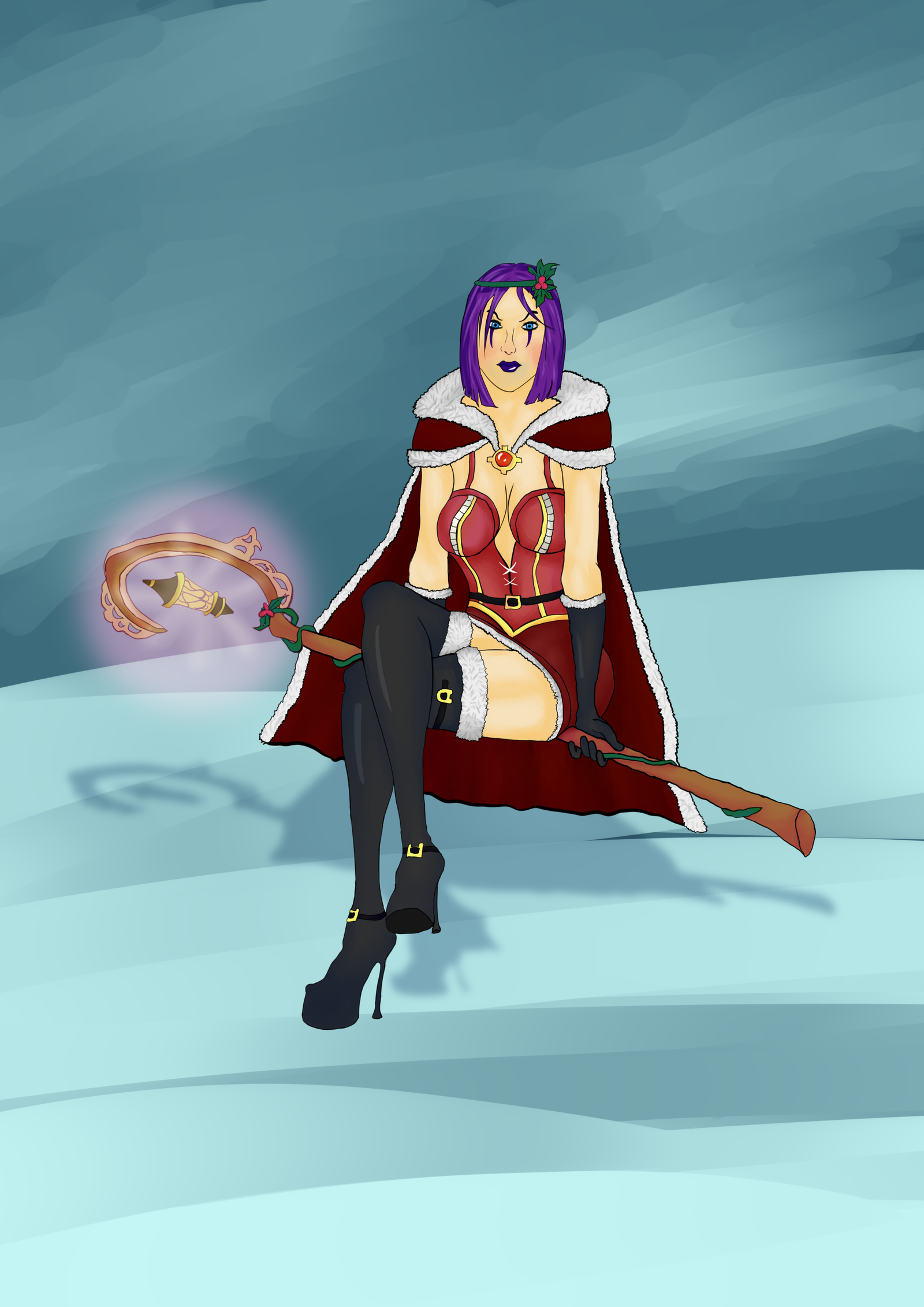 Christmas Le Blanc - My, SAI, League of legends, Leblanc, 