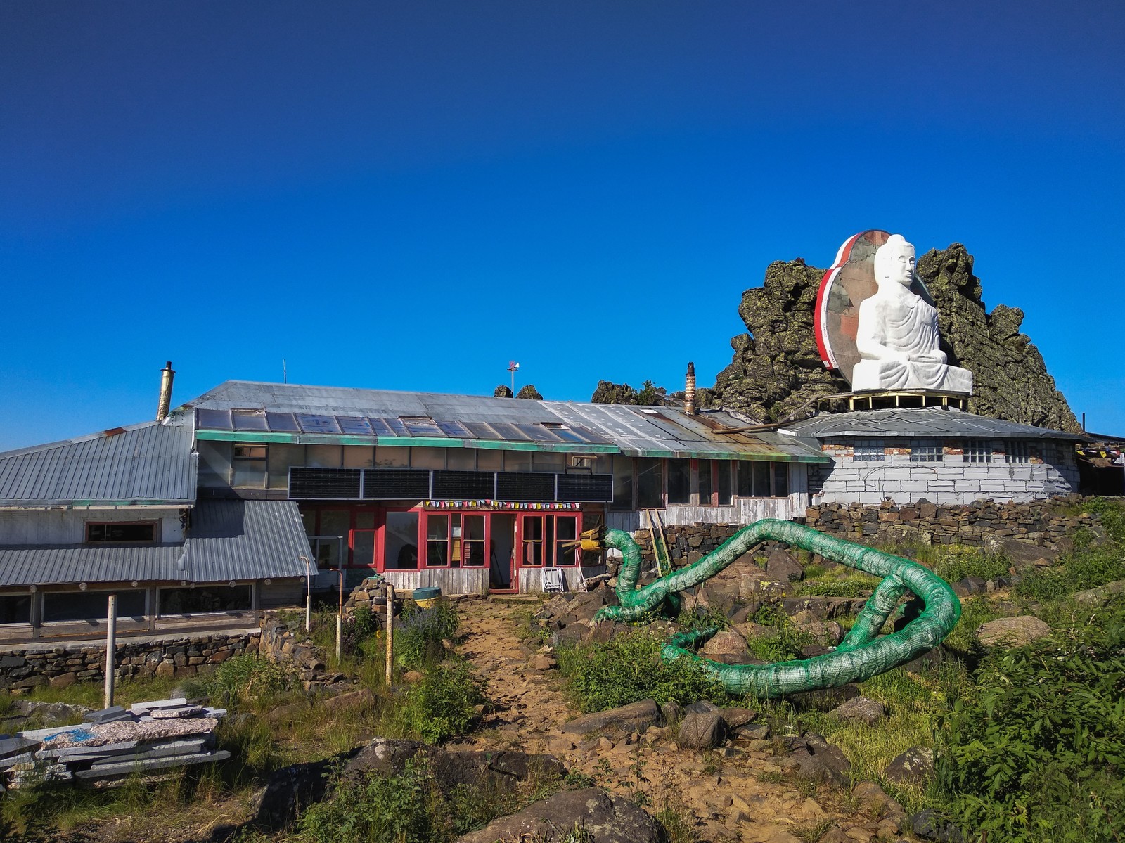 Shad Tchup Ling Buddhist Monastery and Western Quarry - My, Travels, Monastery, Buddhism, Kachkanar, The photo, Ural, Ural mountains, Longpost