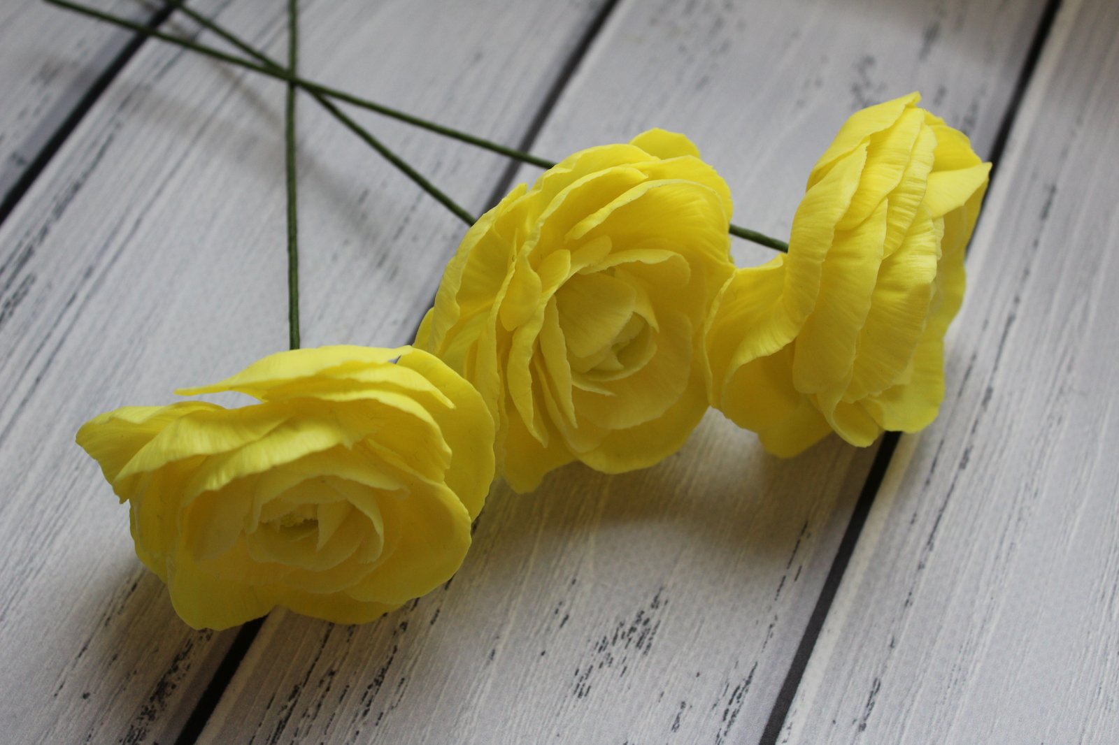 ranunculus or buttercups - My, Ranunculus, Лепка, Polymer clay, Longpost