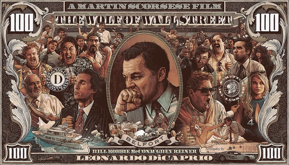 Great poster for a great movie - Art, Poster, The wolf of Wall Street