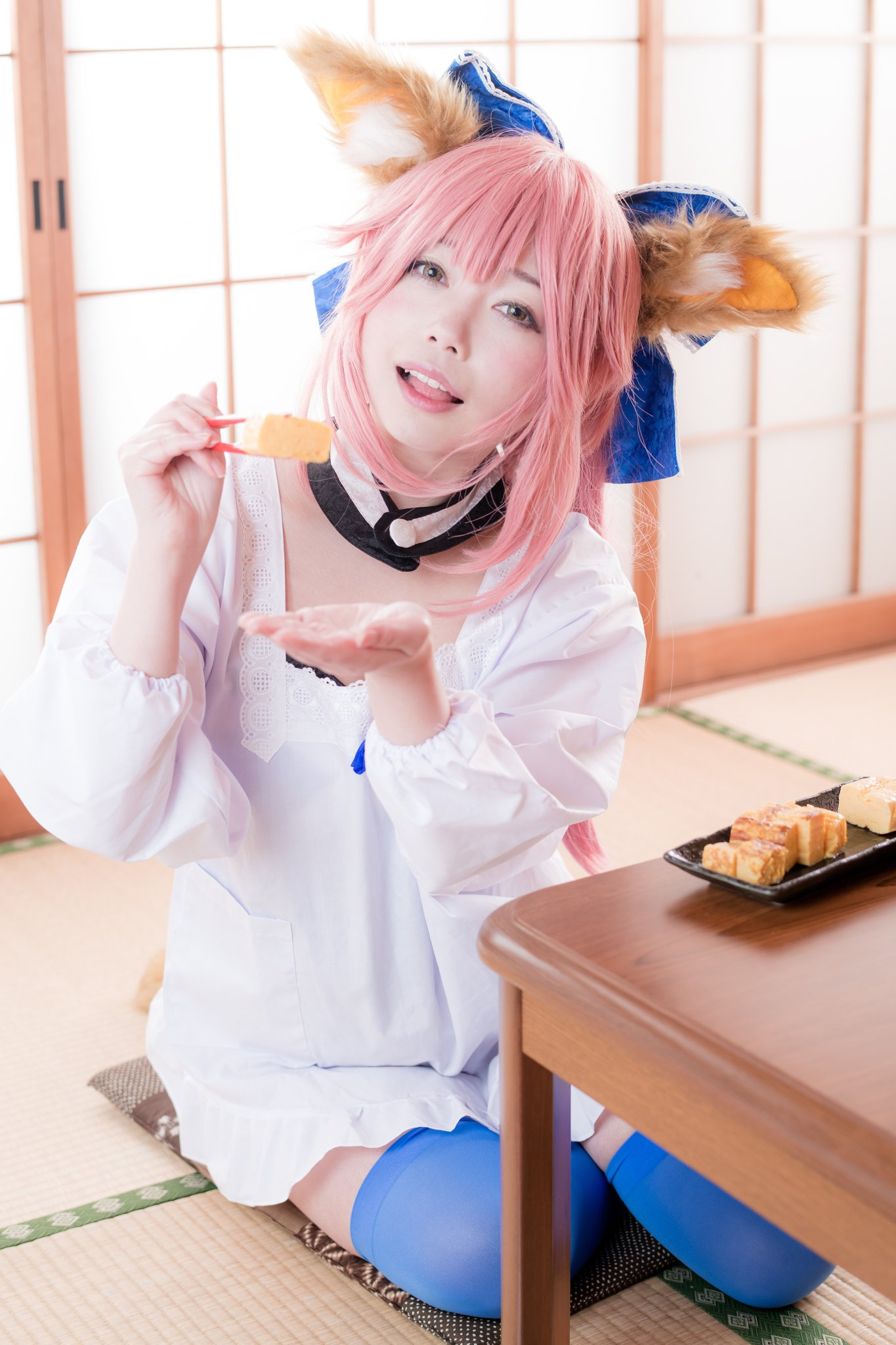 Tamamo-chan - Fate, Fate grand order, Tamamo no mae, Anime, Cosplay, Animal ears, Longpost