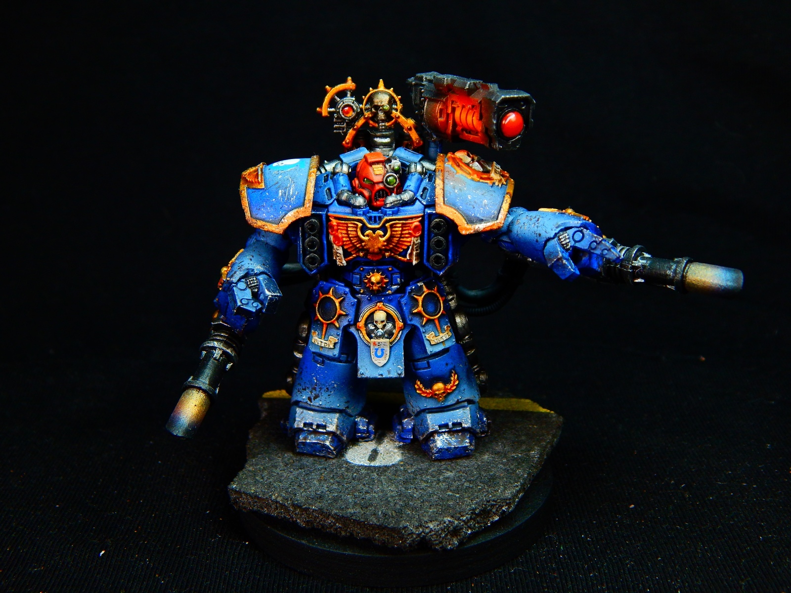 Space Marine Centurions - My, Warhammer 40k, Wh painting, Wh miniatures, Ultramarines, Miniature, Painting miniatures, Longpost