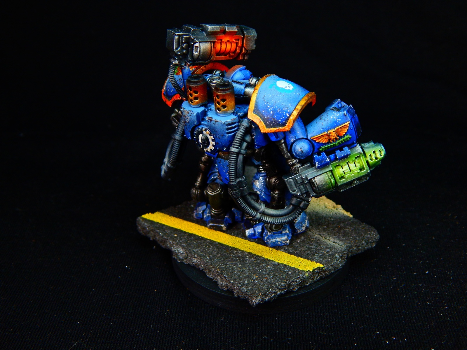 Space Marine Centurions - My, Warhammer 40k, Wh painting, Wh miniatures, Ultramarines, Miniature, Painting miniatures, Longpost