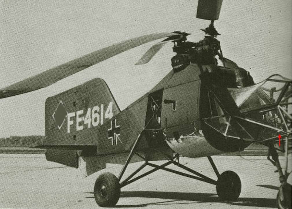 Fl.282 Kolibri Hummingbird - light German helicopter - Luftwaffe, Longpost, Aviation, Helicopter, The Second World War