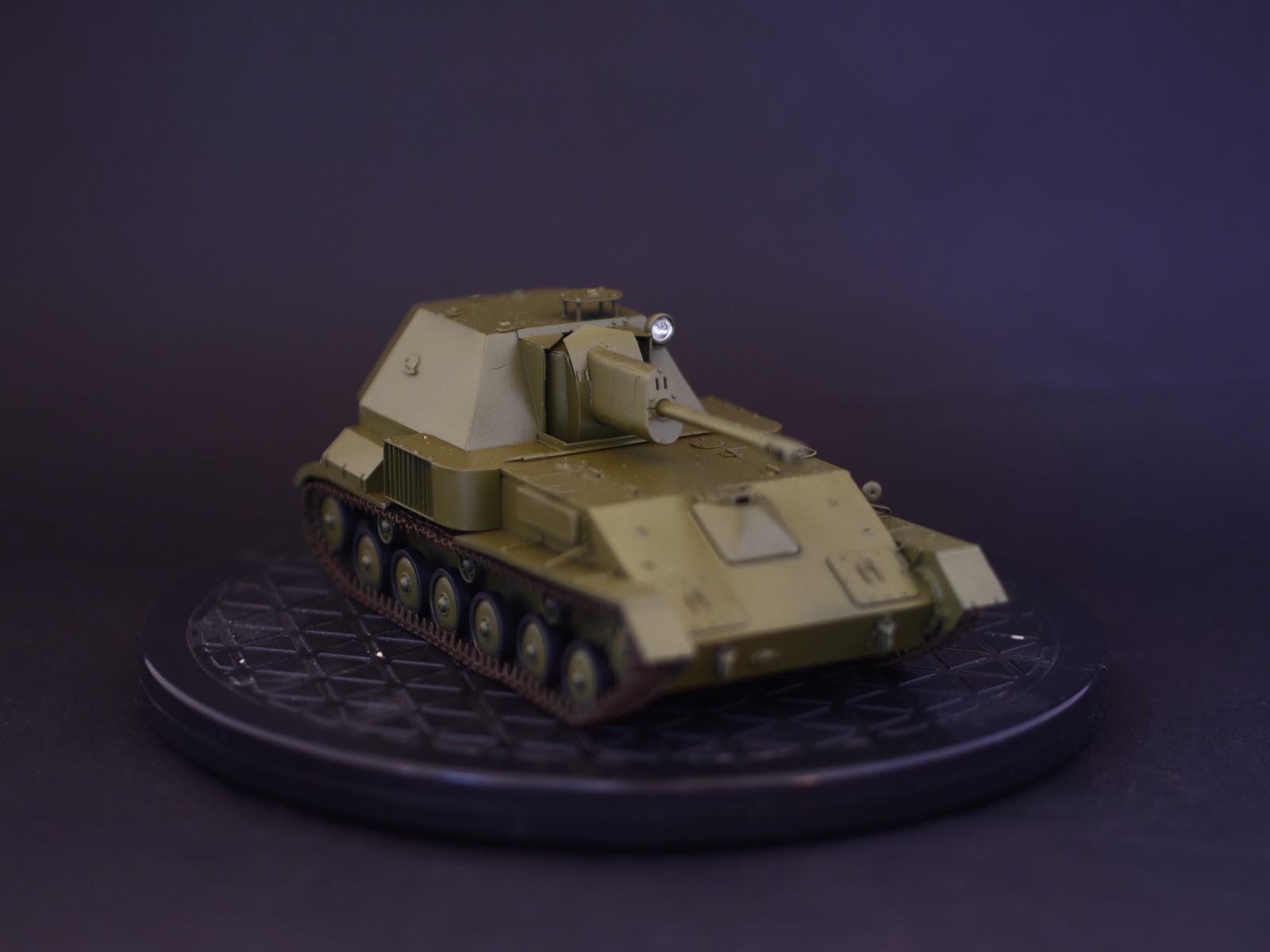 SU-76. - My, , Stand modeling, Su-76, Longpost