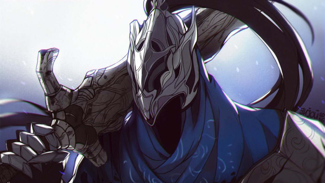 By Natasha Enijoi - Dark souls, Dark souls 3, Games, Art, Drawing, Gwindolin, Artorias, , Longpost