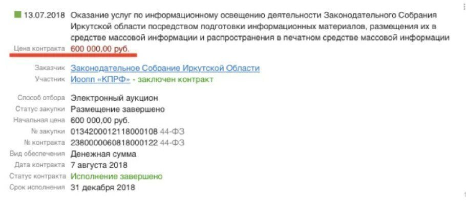 Левченко получил из бюджета Иркутской области 5 миллионов рублей на PR КПРФ - Факты, Расследование, Общество, Интересное, Важно, Длиннопост