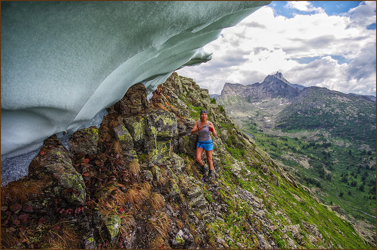 Jerboa waterfall and the road to it - My, Russia, Ergaki, Travels, Photo tour, Longpost