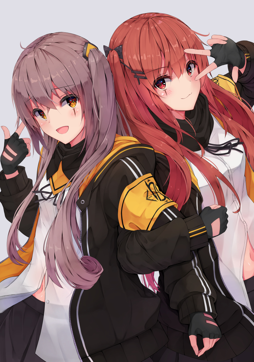 UMP45 & UMP9 - Anime Art, Girls Frontline, Ump45, Ump9