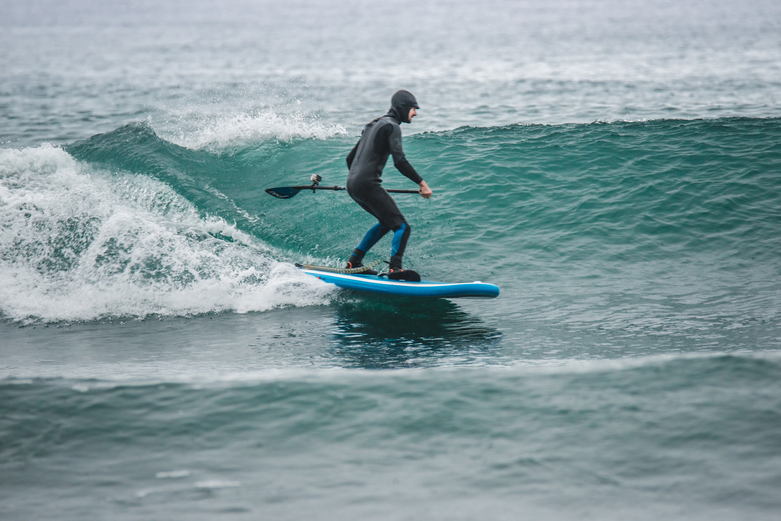 Winter SUP in Russia on the Black Sea coast. - My, Anapa, Novorossiysk, Surfing, , , Black Sea, Wave, Video, SUPsurfing