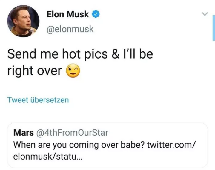 Elon Musk burns - Elon Musk, Twitter, Longpost, Correspondence, Screenshot, Mars