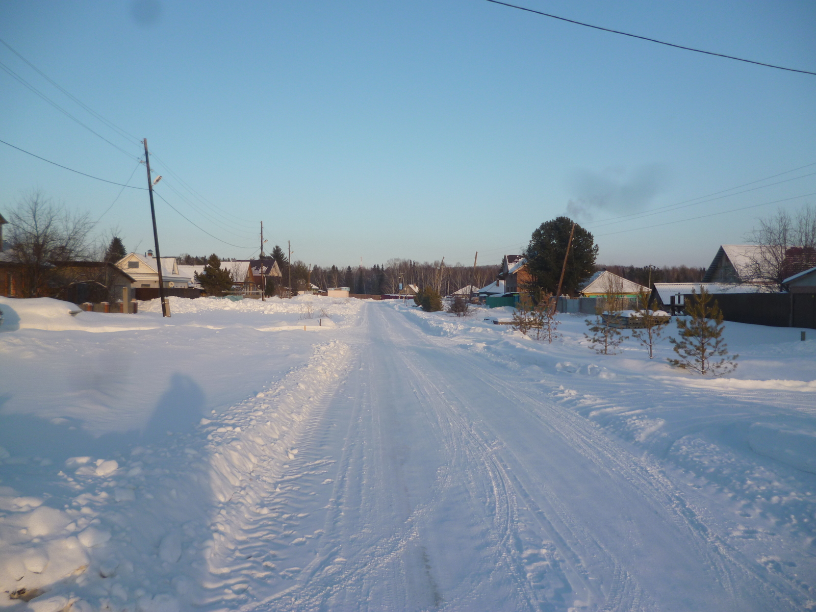 Don't forget the snow if you're thinking about living in your own house. - My, My house, Snow removal, , Downshifting, Rural life, Village, Video, Longpost