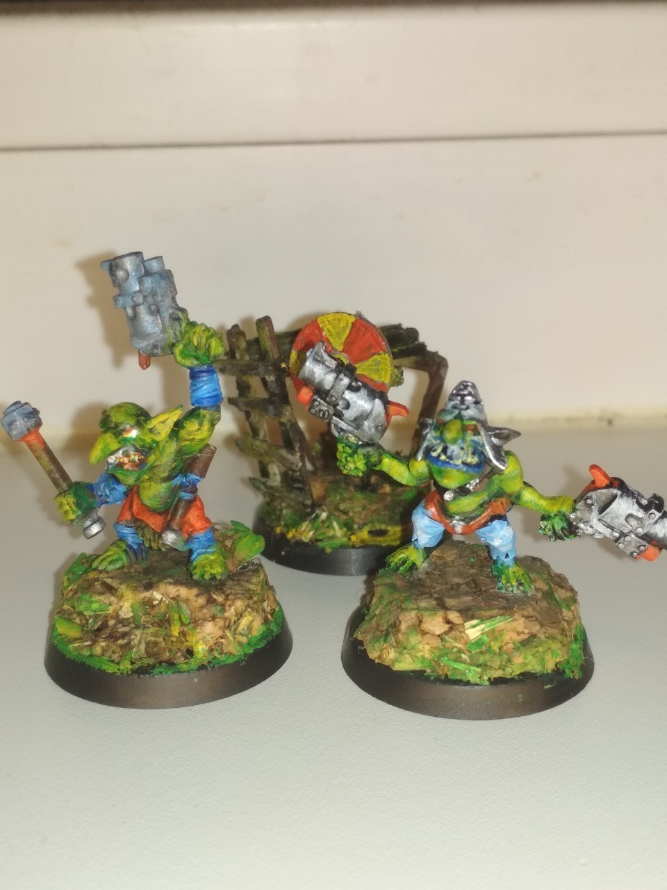 Orcs of the blind hand-ass part 2. - My, Wh miniatures, Longpost, Needlework without process, Warhammer 40k