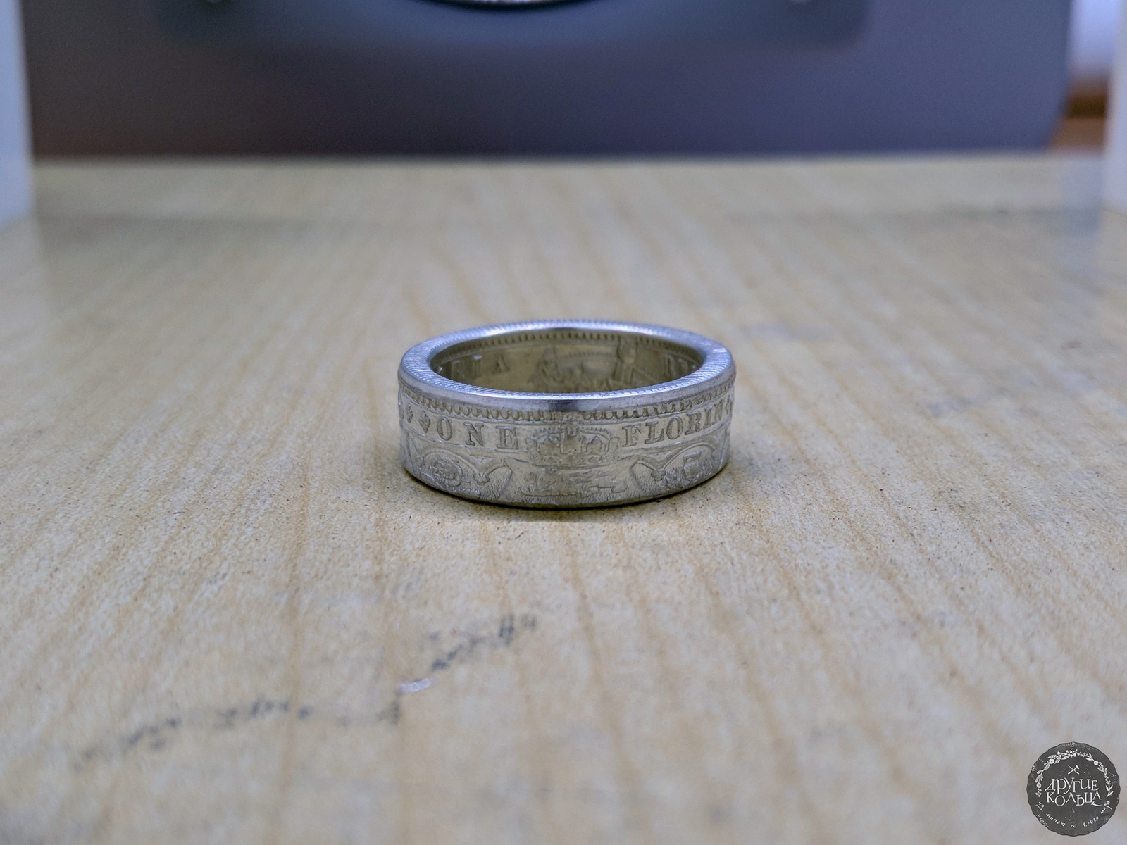 godless florin - My, Ring, Coin, Longpost, Decoration, Needlework without process, GIF