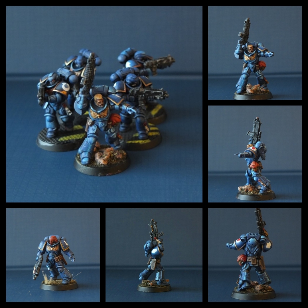 What I painted from the starter) - My, Wh miniatures, Miniature, Longpost, Warhammer 40k