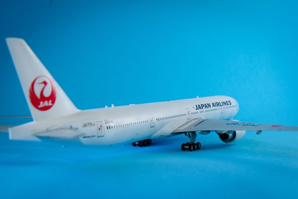 Boeing 777-300ER, HASEGAWA, 1:200 - My, Stand modeling, Airplane, Hobby, Longpost