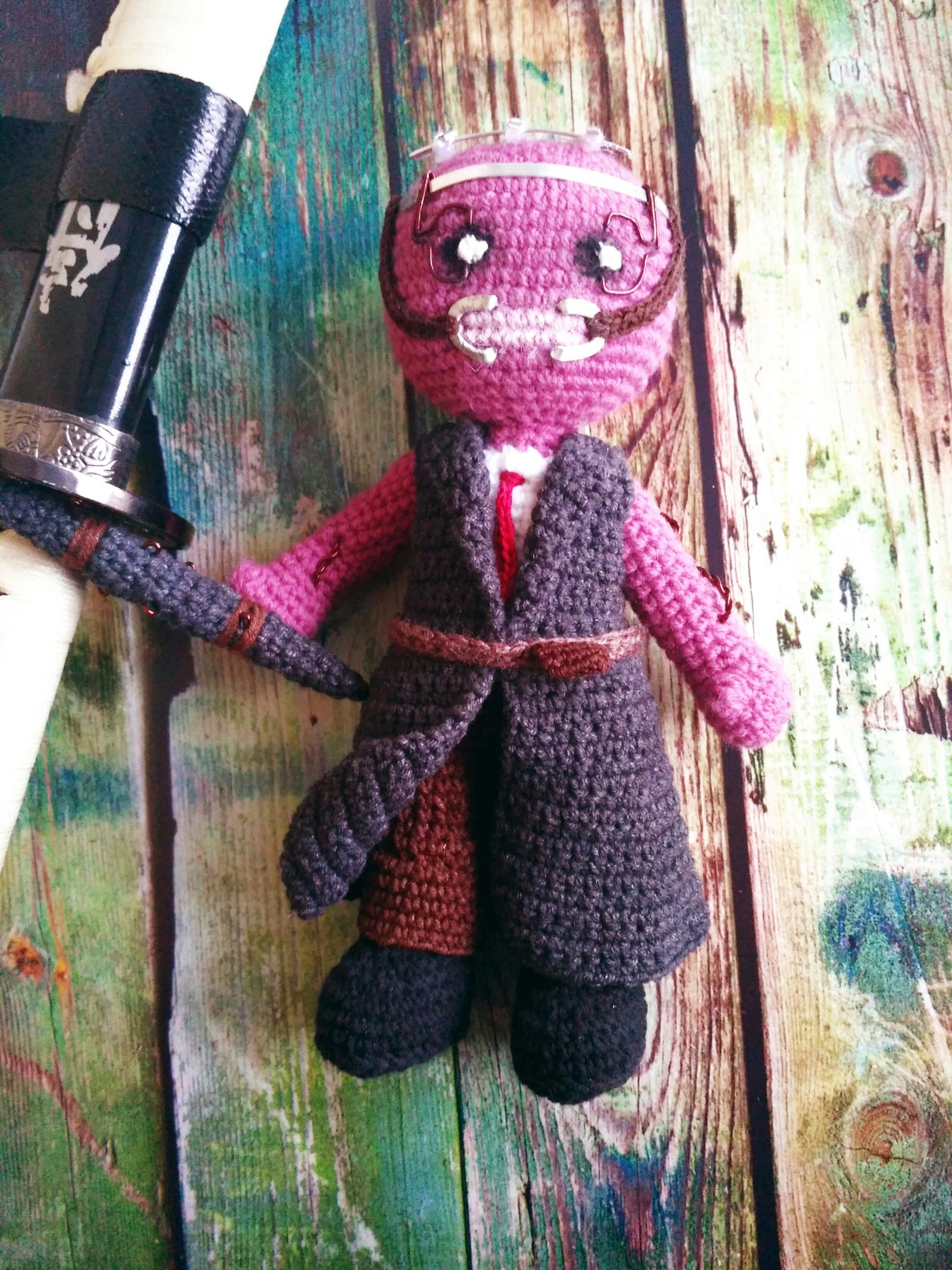 Maniac Maniac strife! - My, Dead by daylight, Maniac, Needlework, Handmade, Longpost