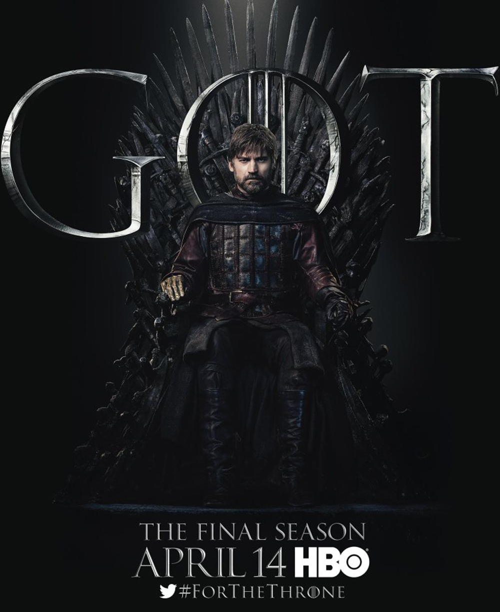 Character posters for the final season of Game of Thrones - Game of Thrones, Game of Thrones season 8, Poster, Longpost