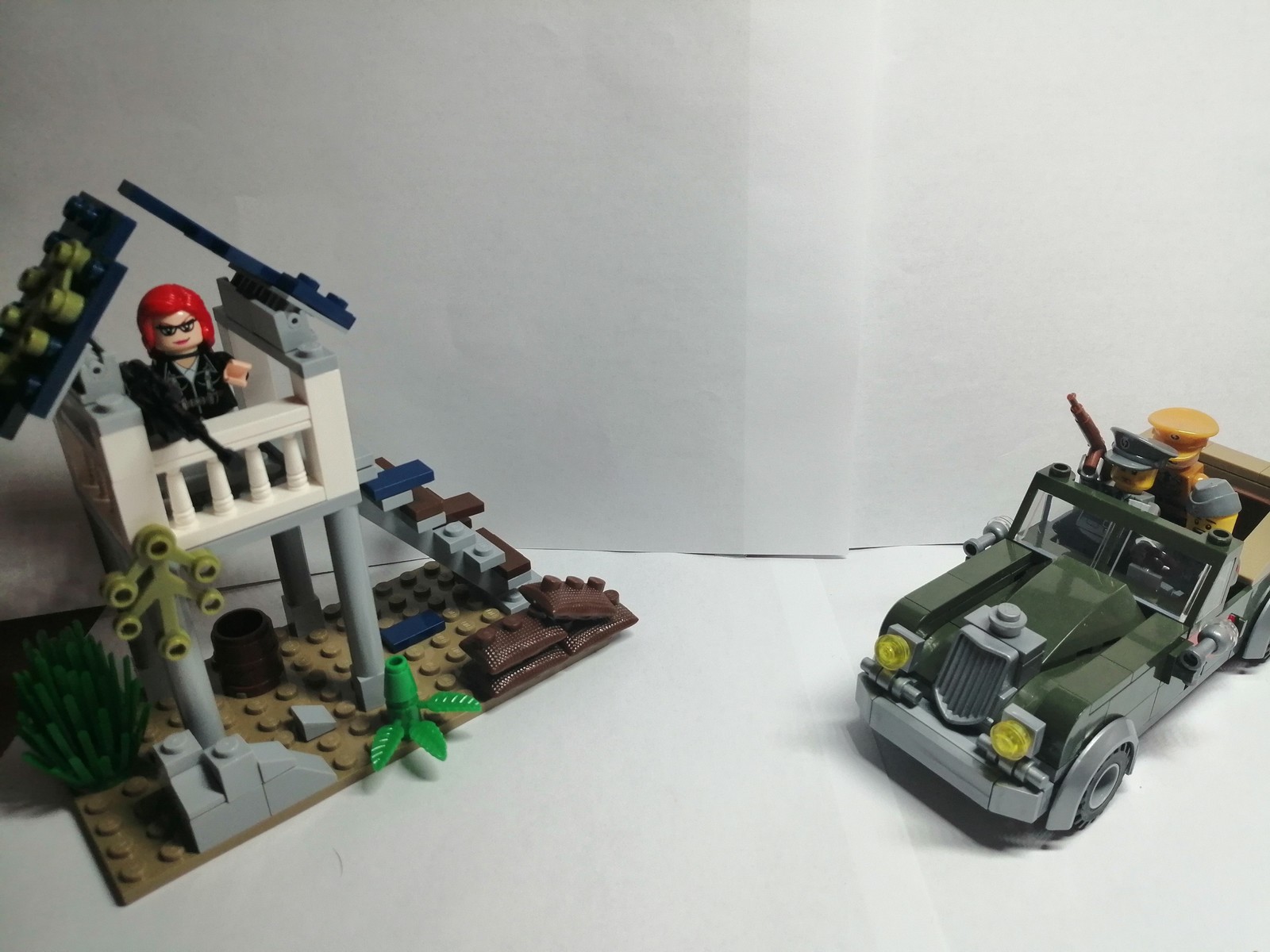 Not LEGO WWII Part 5 - My, Not Lego, Modeling, The Second World War, Toys, Hobby, Longpost, Constructor