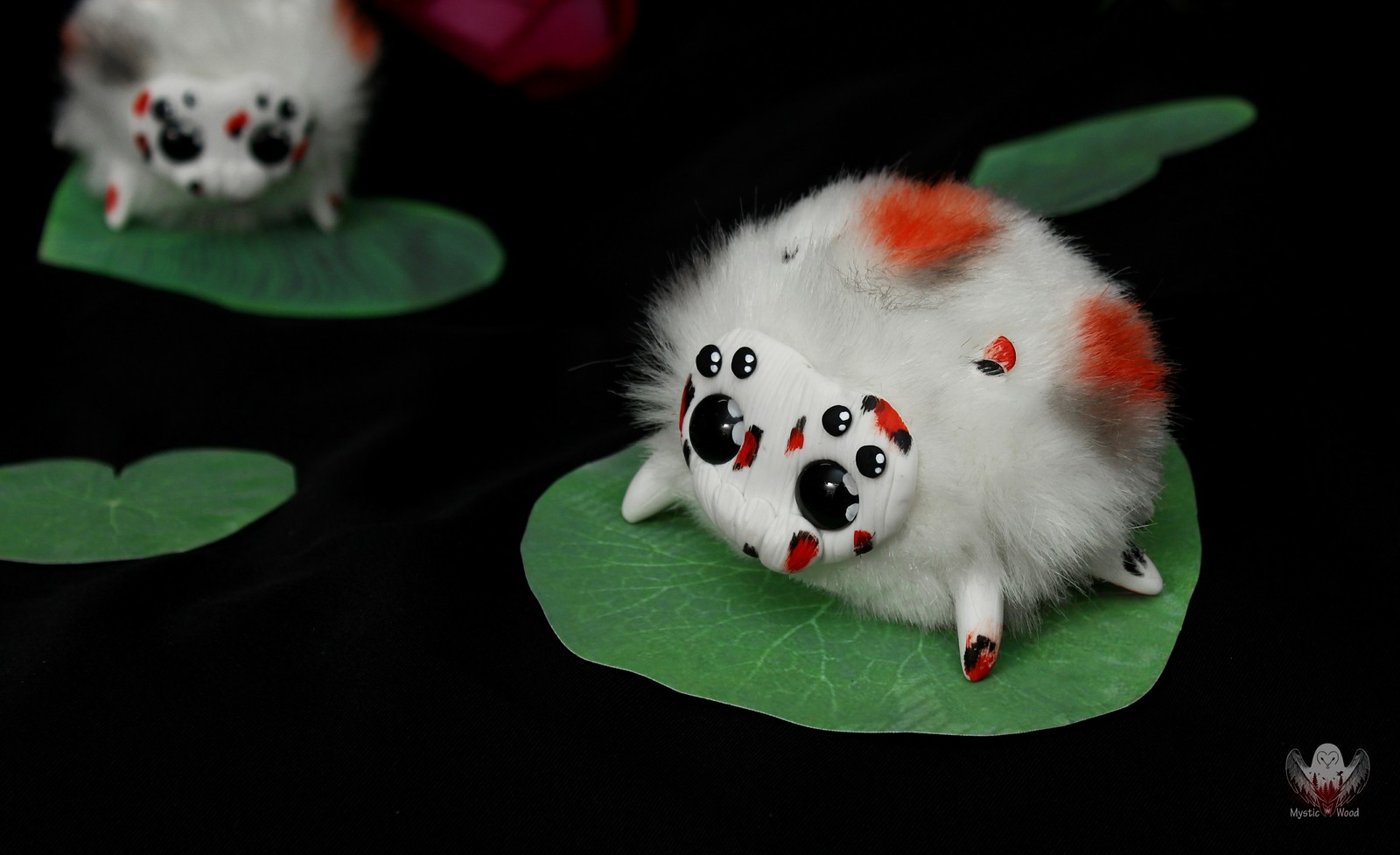 Koi spiders - My, Spider, Polymer clay, Needlework without process, Handmade, Koi carps, Longpost, With your own hands