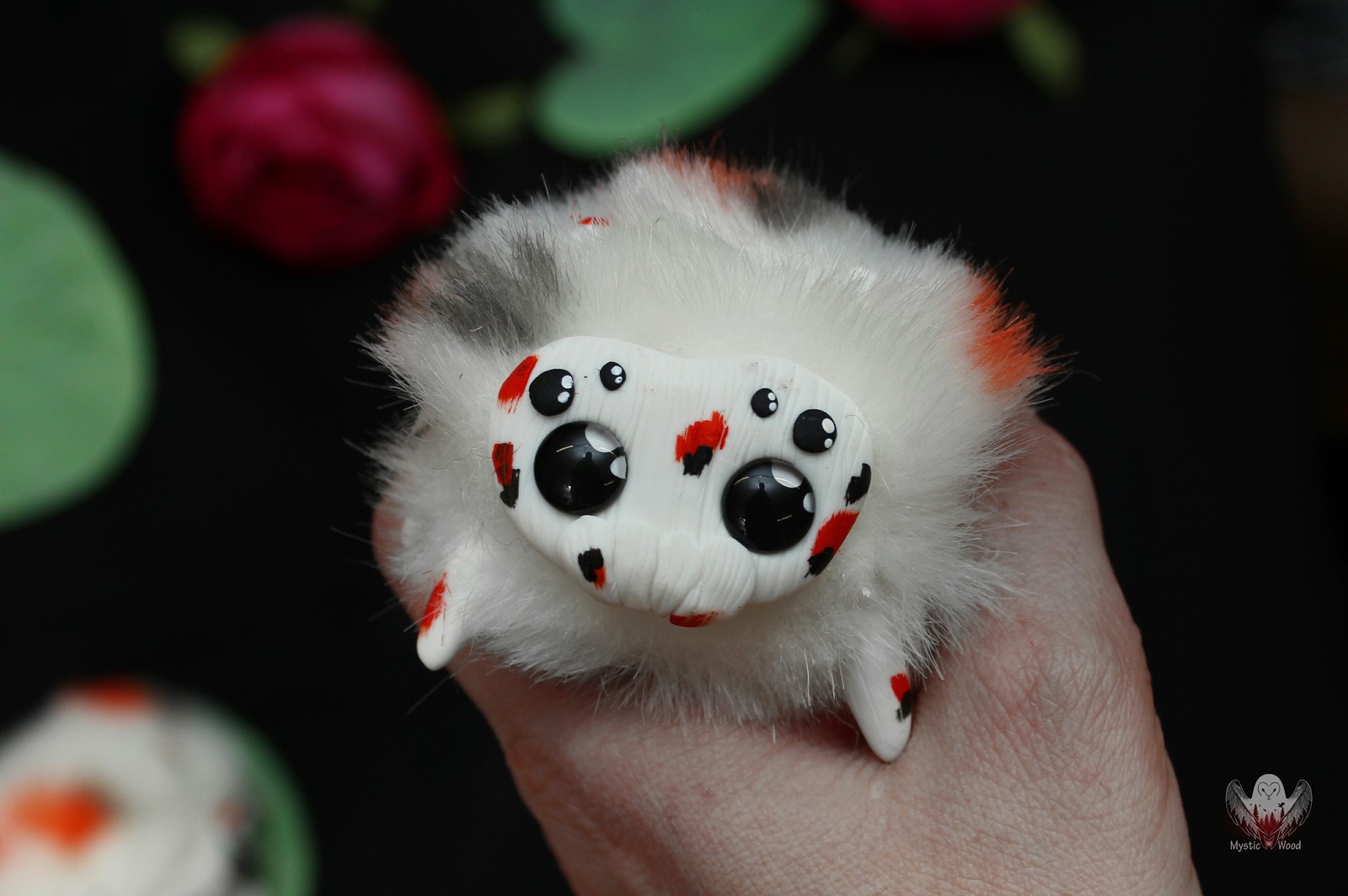 Koi spiders - My, Spider, Polymer clay, Needlework without process, Handmade, Koi carps, Longpost, With your own hands