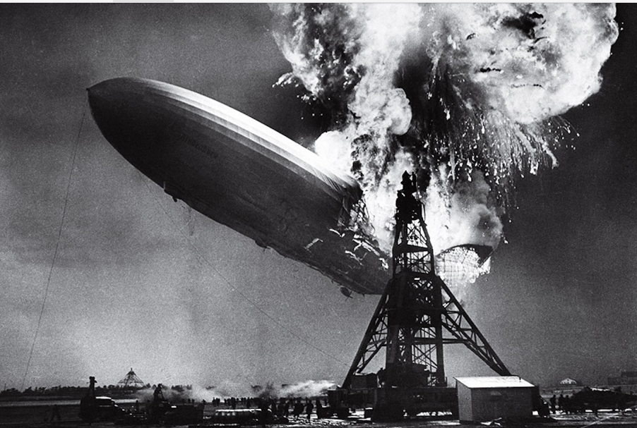 Hindenburg LZ 129 death of the famous airship (1937) - Airship, Hindenburg, , 1937, Longpost
