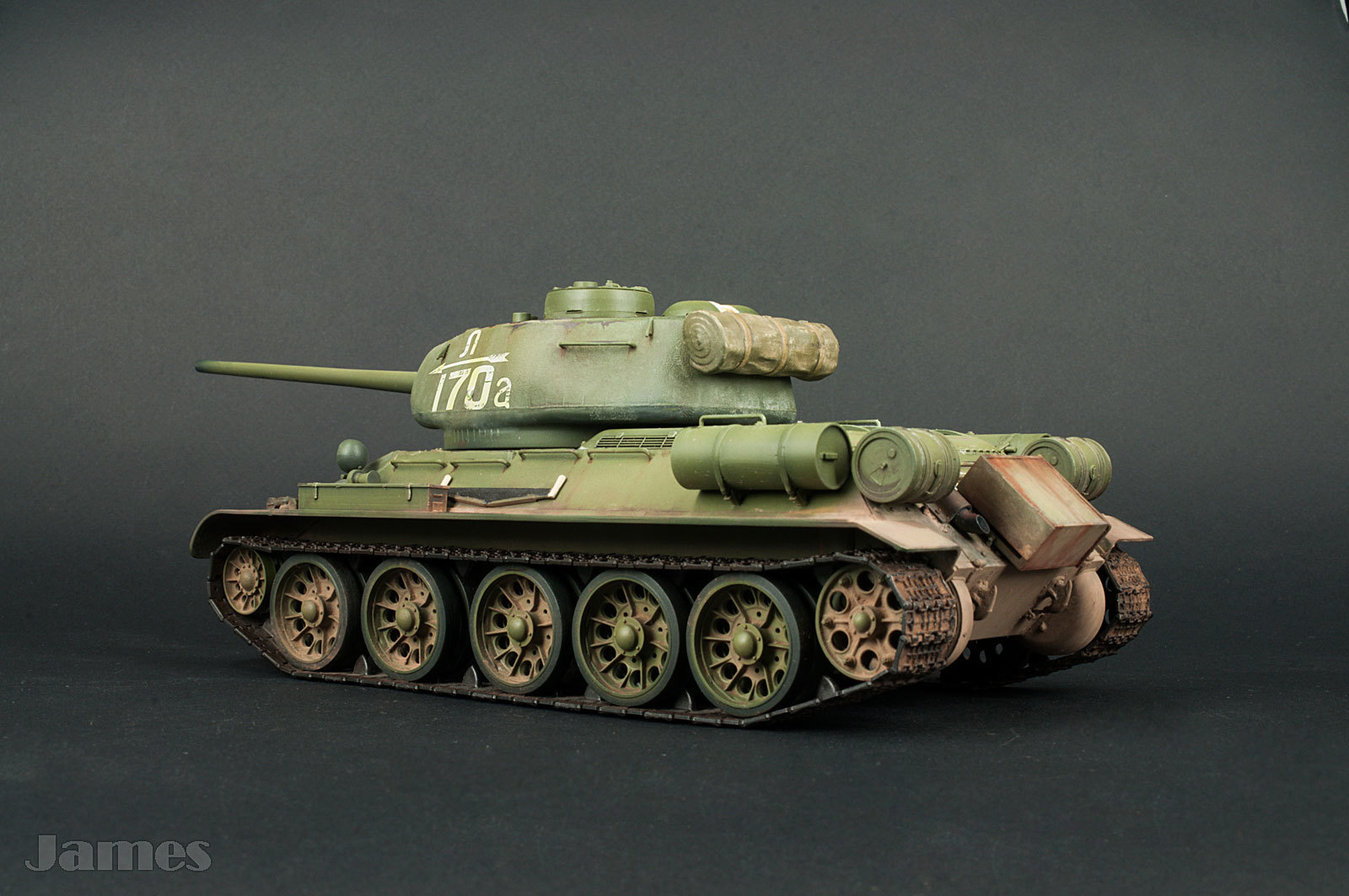 New T-34-76 and T-34-85 from Zvezda - My, Stand modeling, T-34-76, t-34-85, Test build, Camouflage, Weathering, Models, Video, Longpost