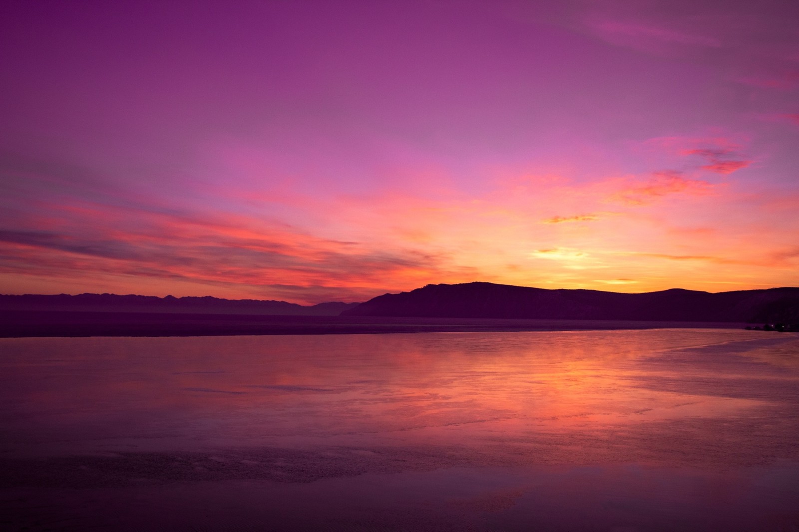 Baikal - My, Baikal, Canon 1300d, The mountains, Sunset