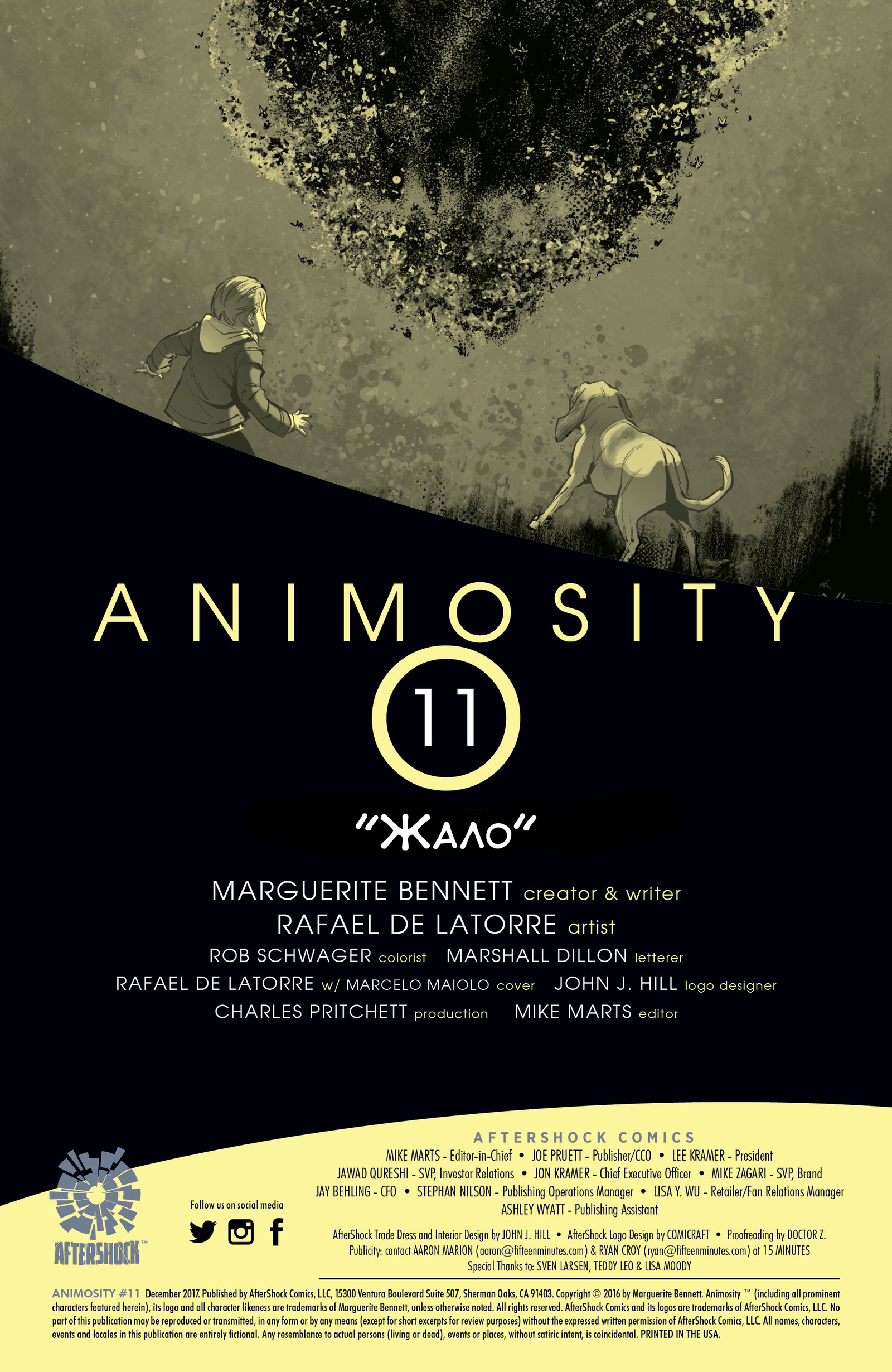 Animosity 11 выпуск. Часть 1 - Animosity, Aftershock Comics, Wizzardrinswind, Комиксы, Перевел сам, Длиннопост