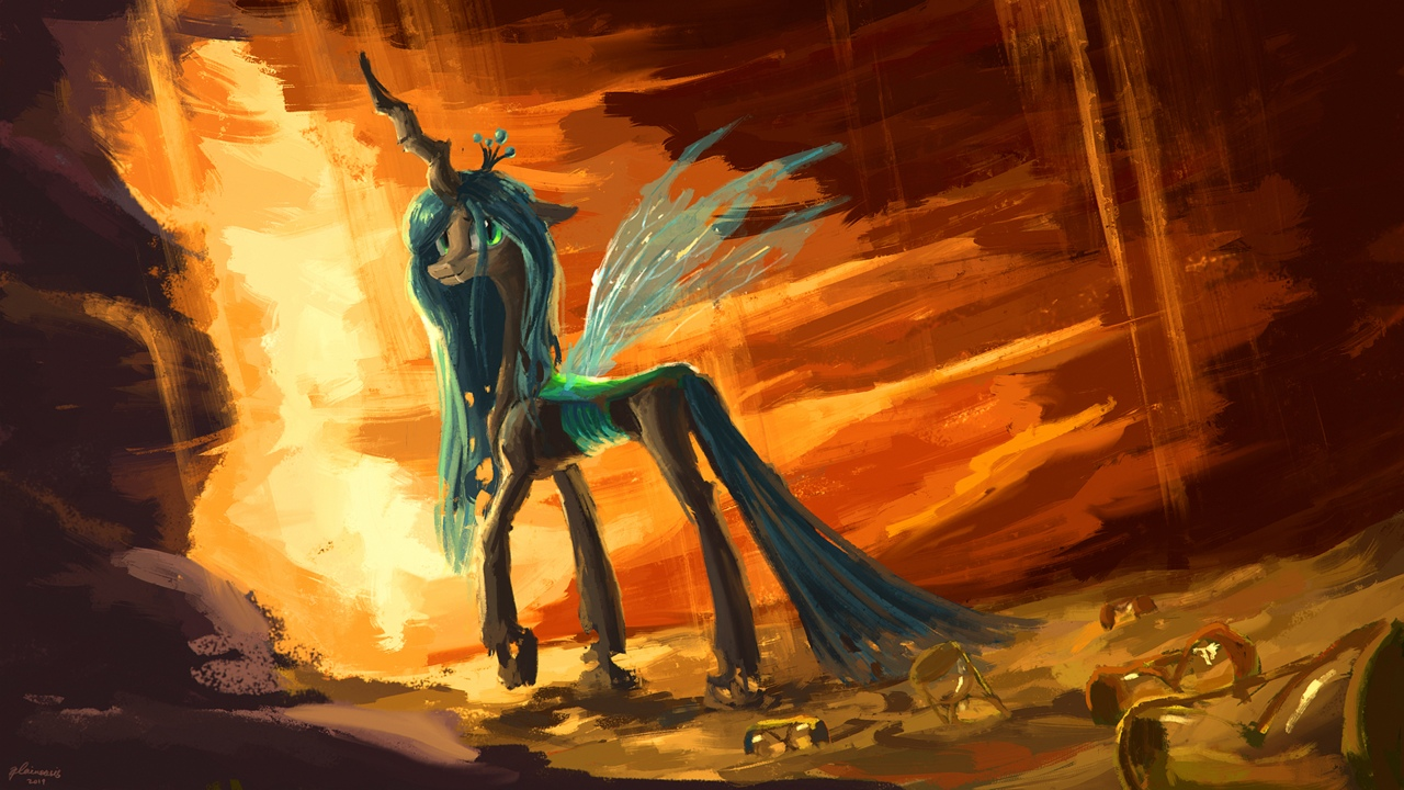 The time has come - My little pony, Queen chrysalis, Plainoasis