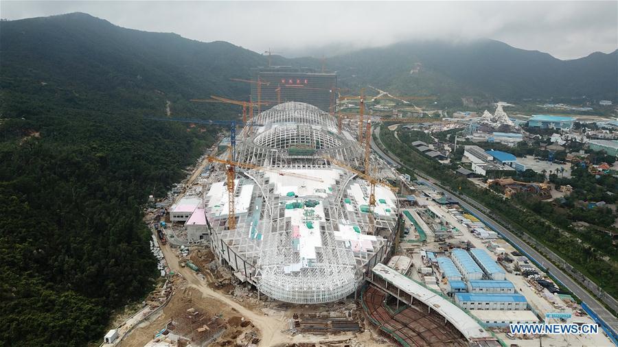 The huge Chimelong oceanological center is being built in the city of Zhuhai. - China, Xinhua, Oceanarium, Longpost, Architecture, Building