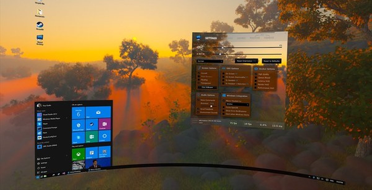 Oculus desktop
