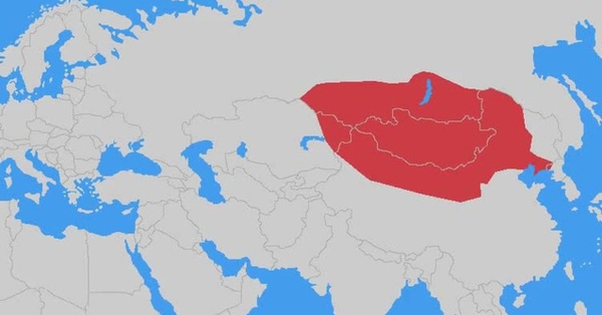 Карта великой монгольской империи