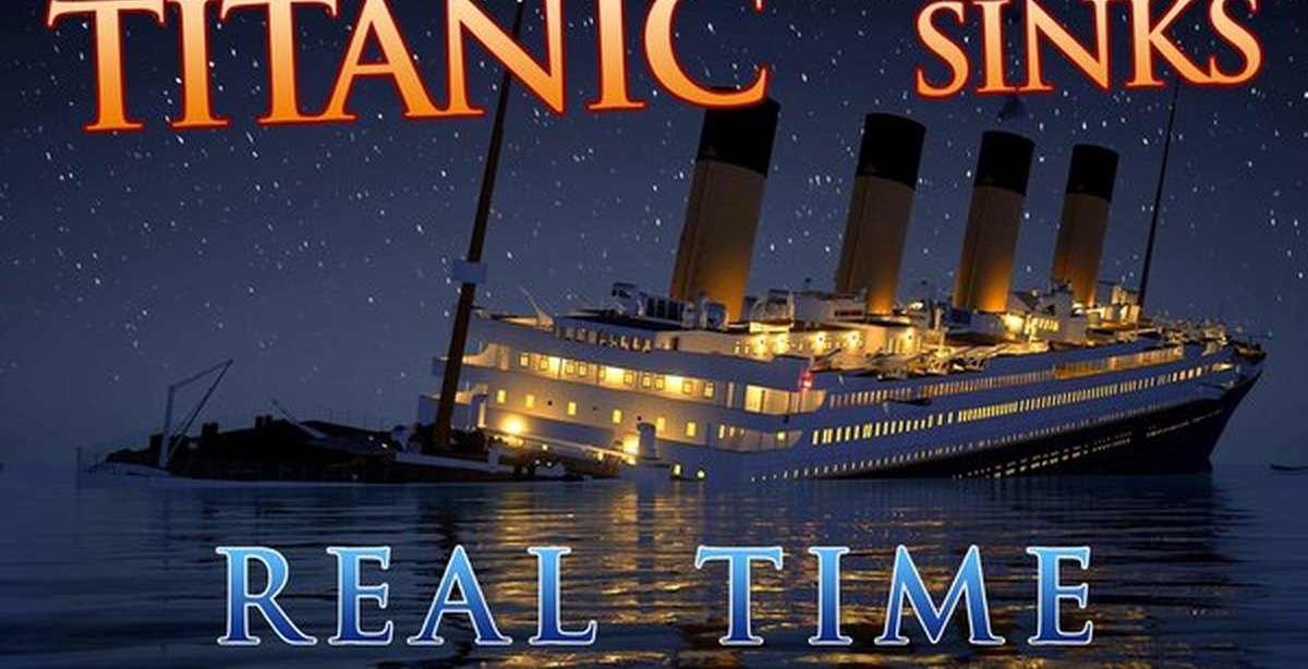 Really time. Титаник синкинг. Titanic real time Sinking. Титаник на карте. Титаник ВК.