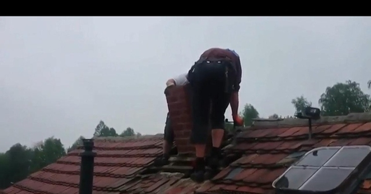 Демонтаж дымохода | Пикабу