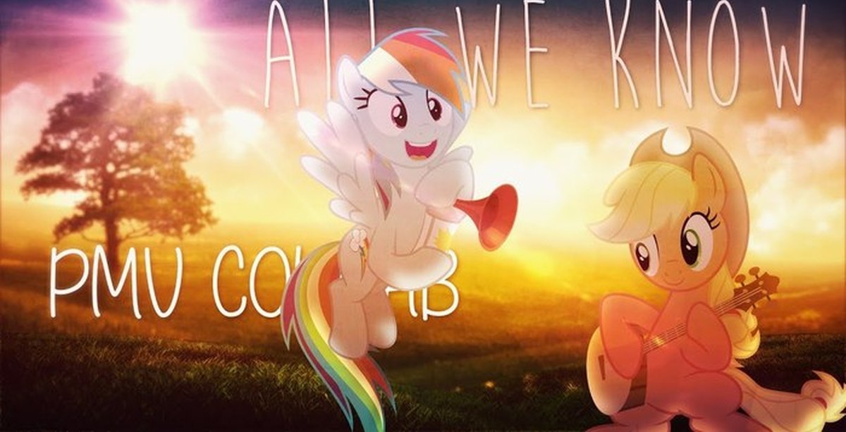 P w v. [PMV Collab] all we know. MLP PMV. Рейнбоу Дэш и Эпплджек живые обои.