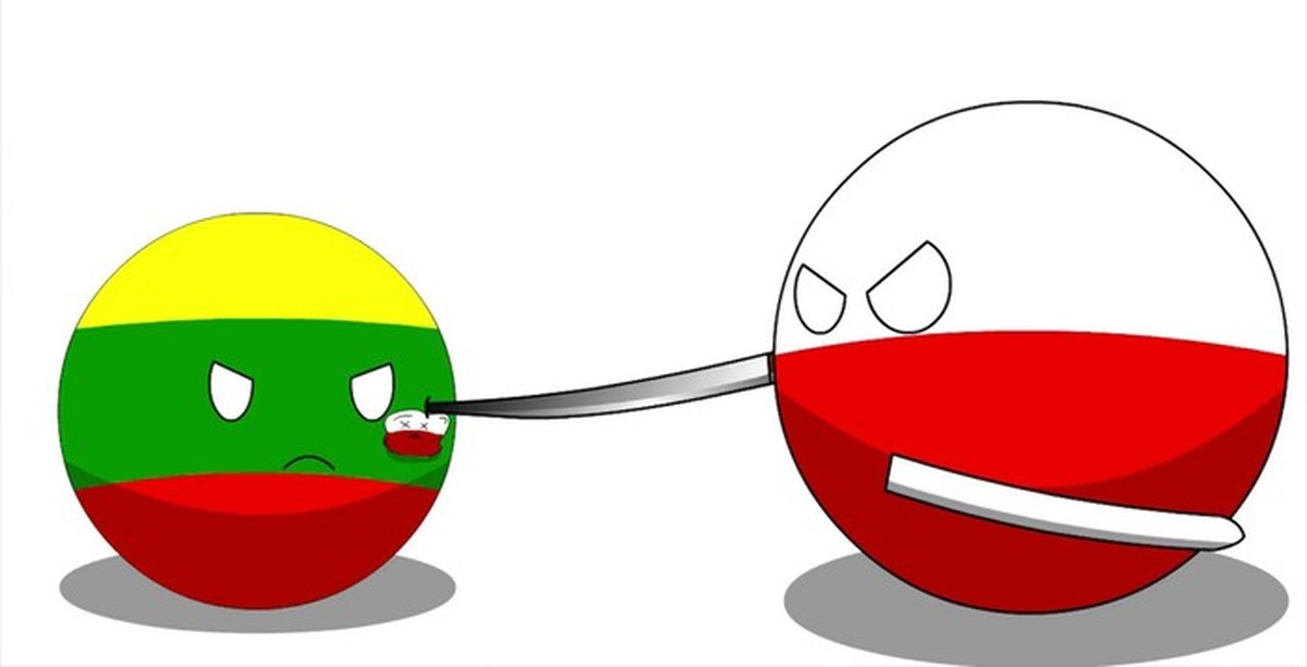 Литва и польша. Кантриболз Литва Литва. Countryballs Польша и Литва. Великое княжество Московское кантриболз. Польша кантриболз.